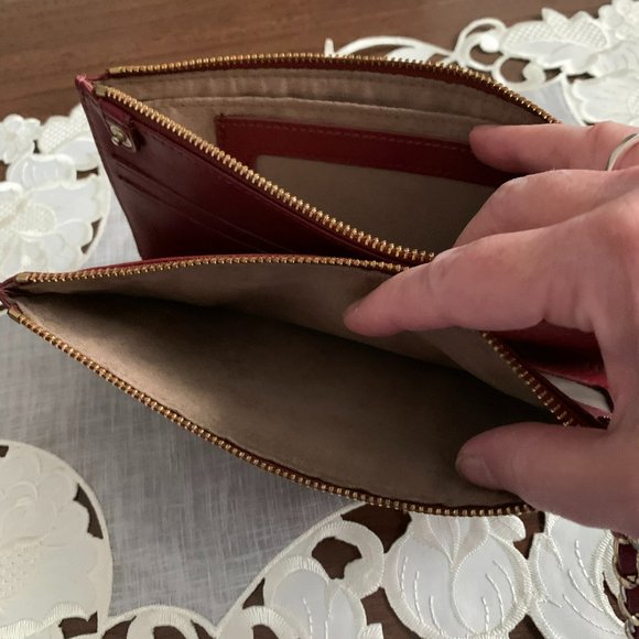 Lancaster Paris Leather Wallet / Wristlet - Picture 5 of 7